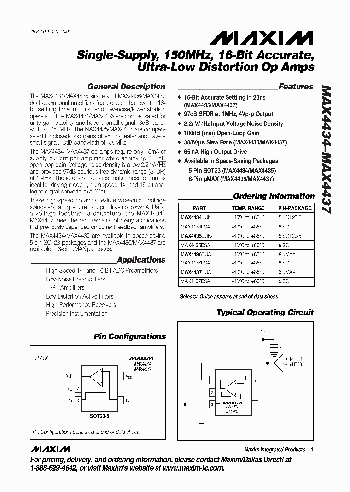 MAX4435_281672.PDF Datasheet