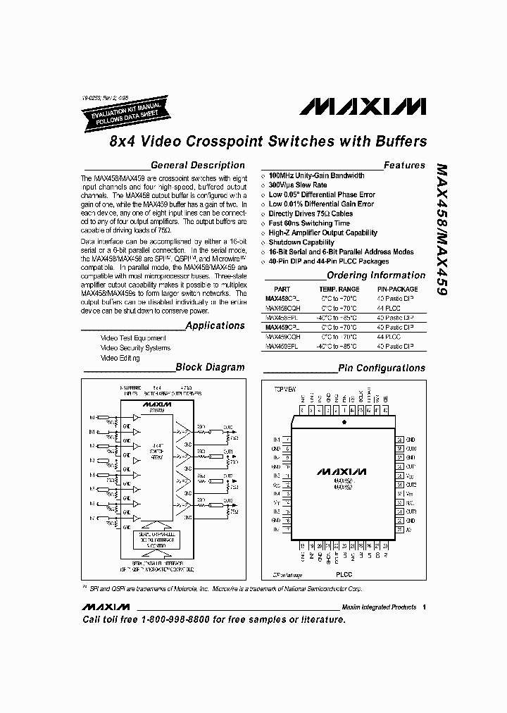 MAX458_82048.PDF Datasheet