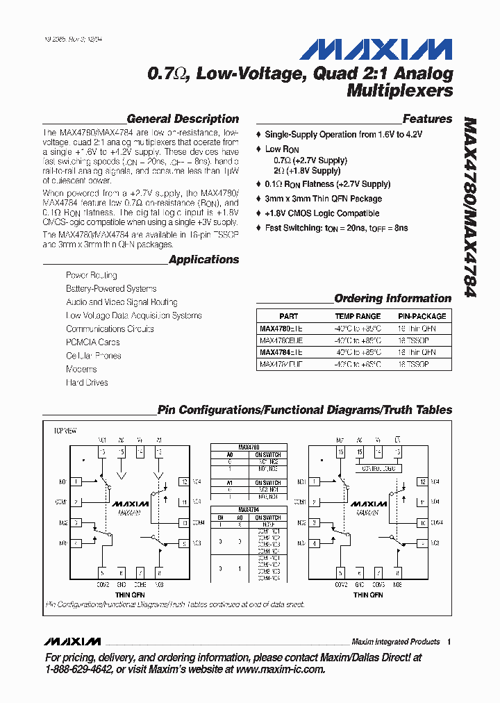 MAX4784_266639.PDF Datasheet