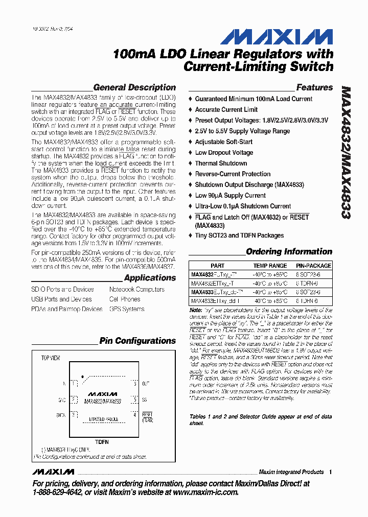 MAX4832_274110.PDF Datasheet