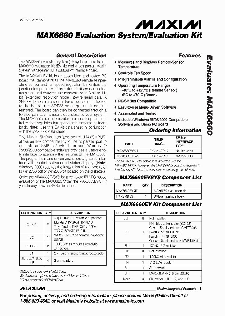 MAX6660EVSYS_262137.PDF Datasheet