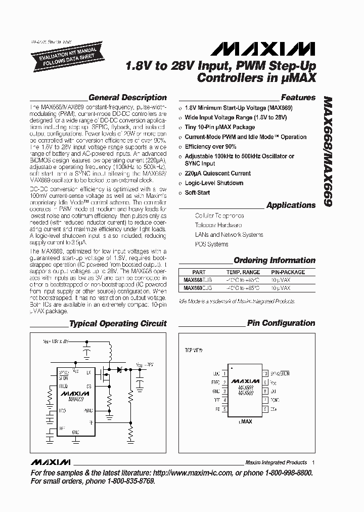 MAX668_101356.PDF Datasheet