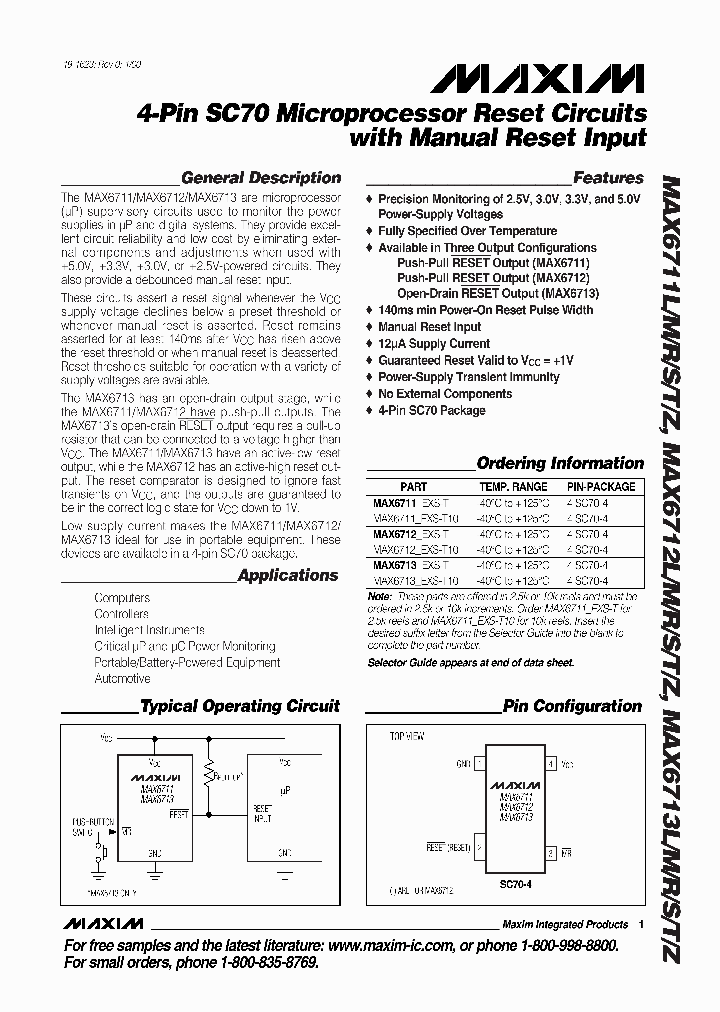 MAX6713Z_288901.PDF Datasheet