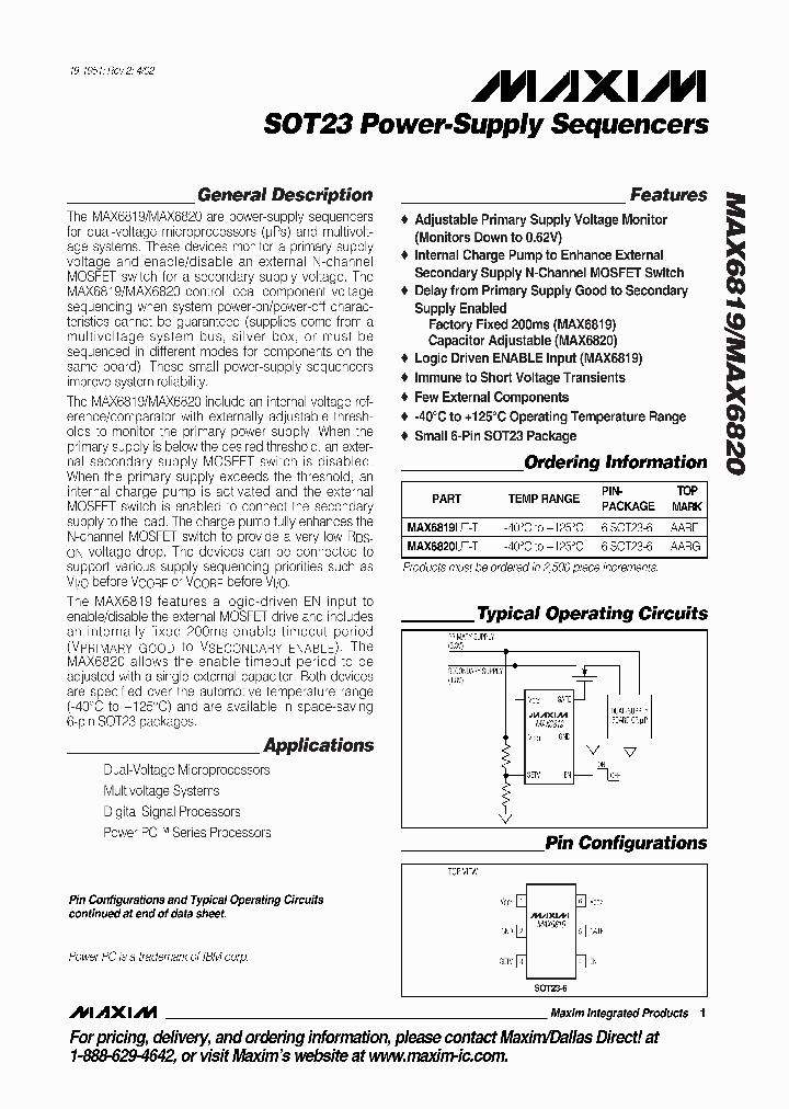 MAX6820_48007.PDF Datasheet