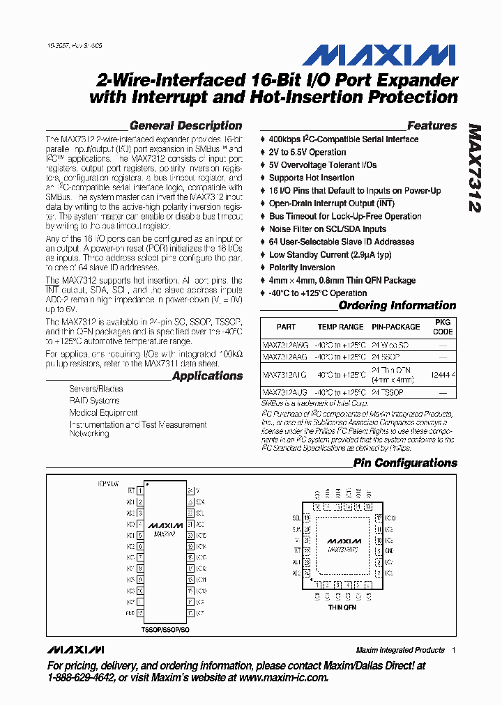 MAX7312_276241.PDF Datasheet