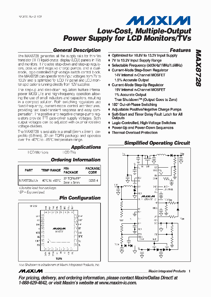 MAX8728_242639.PDF Datasheet