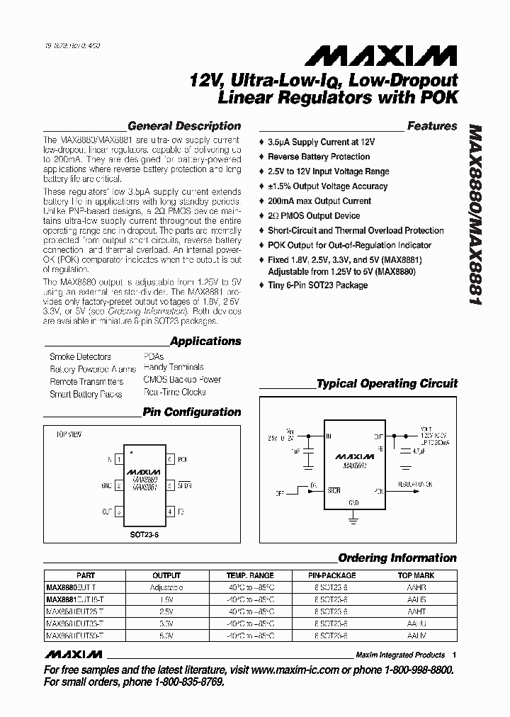 MAX8880_286863.PDF Datasheet