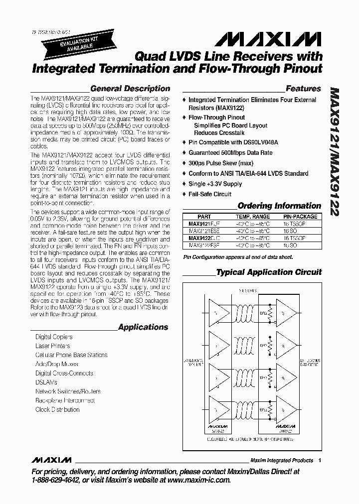 MAX9122_260425.PDF Datasheet