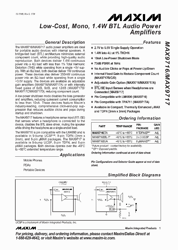MAX9717_280930.PDF Datasheet