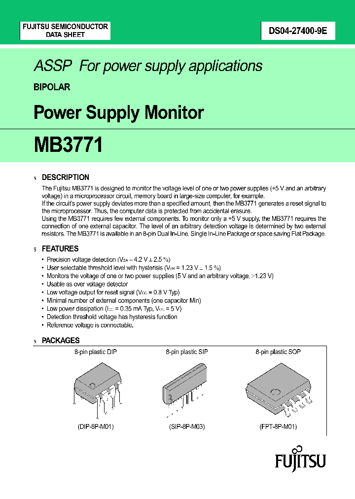 MB3771_281662.PDF Datasheet