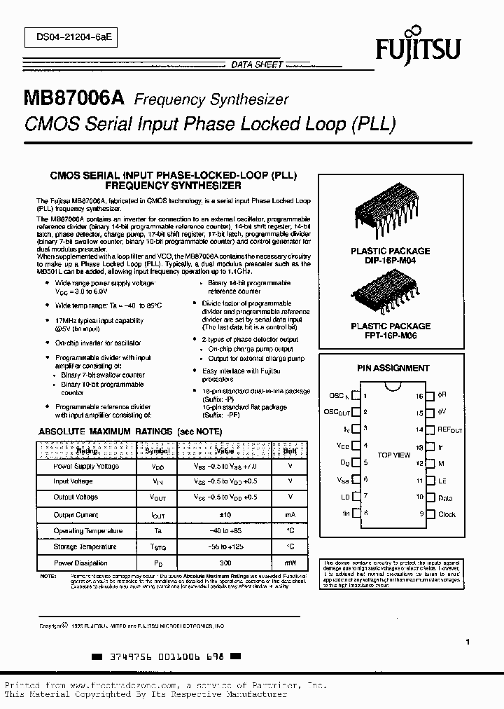 MB87006A_247316.PDF Datasheet