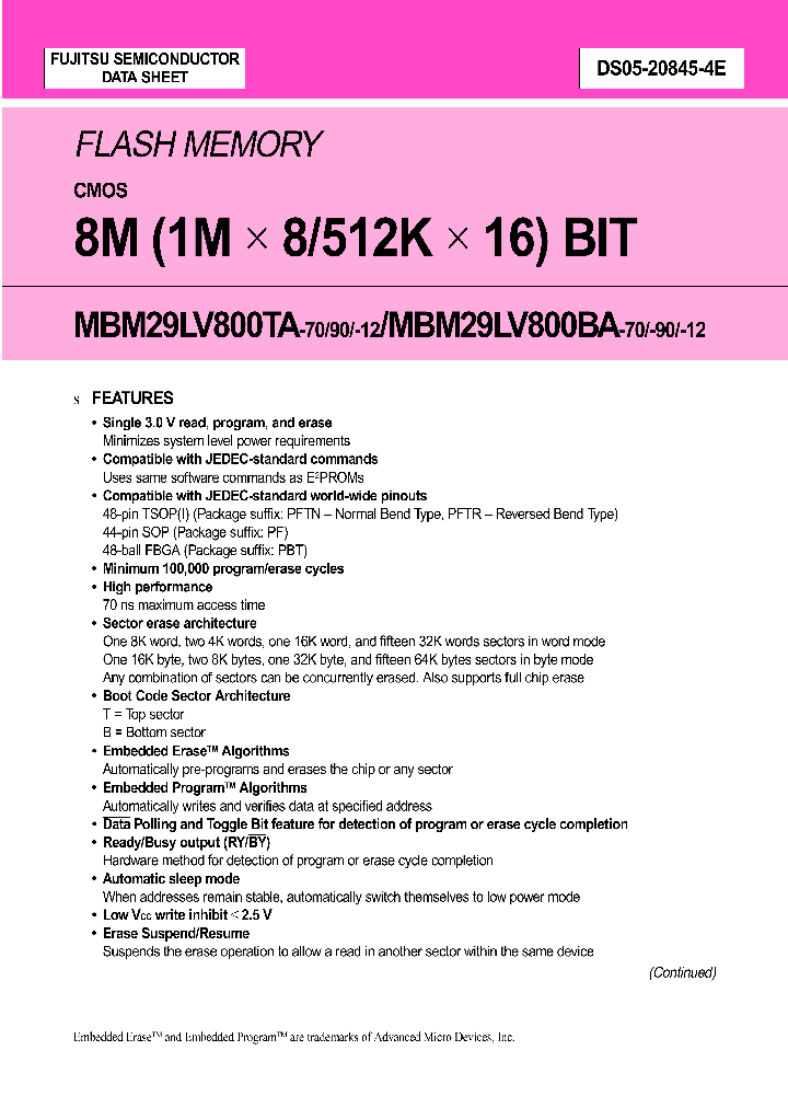 MBM29LV800BA-12_96982.PDF Datasheet