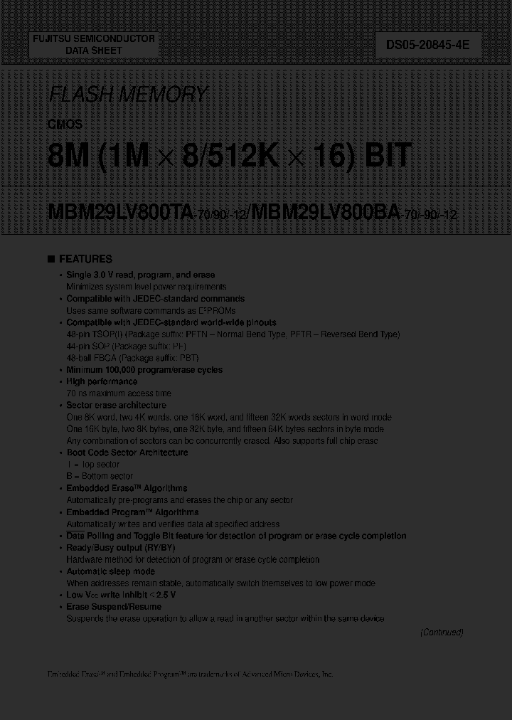 MBM29LV800BA-12PBT_291624.PDF Datasheet
