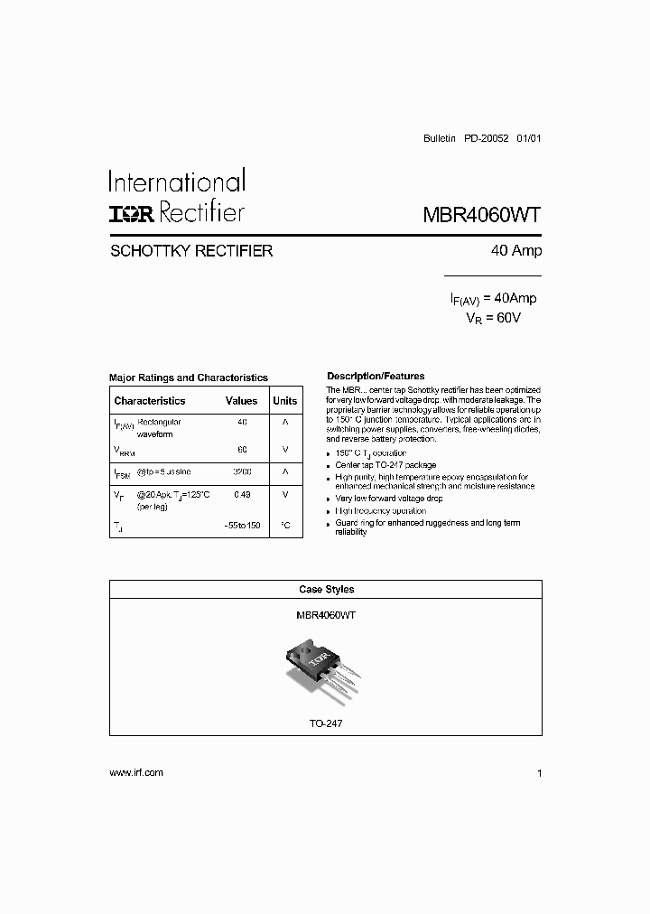 MBR4060WT_278691.PDF Datasheet