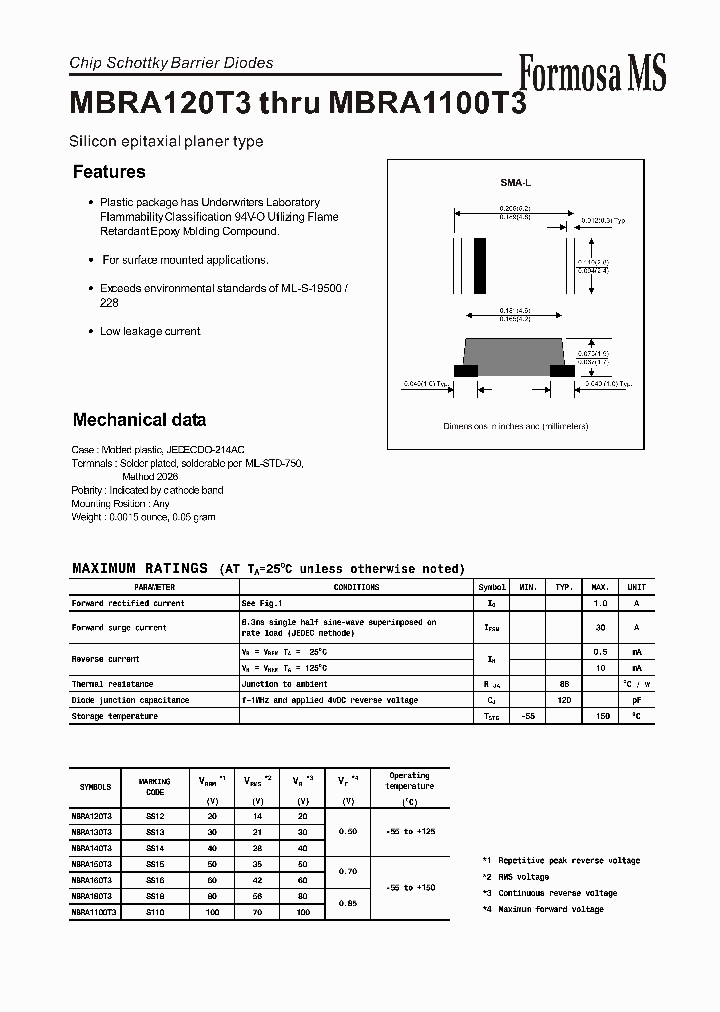 MBRA180T3_285579.PDF Datasheet