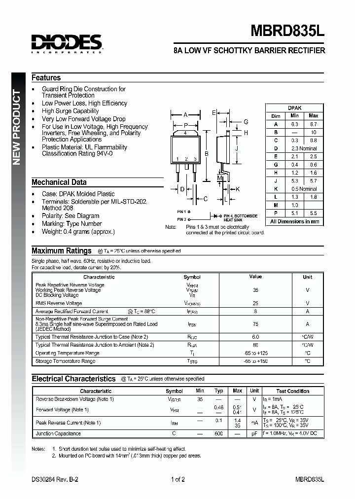 MBRD835L_272641.PDF Datasheet