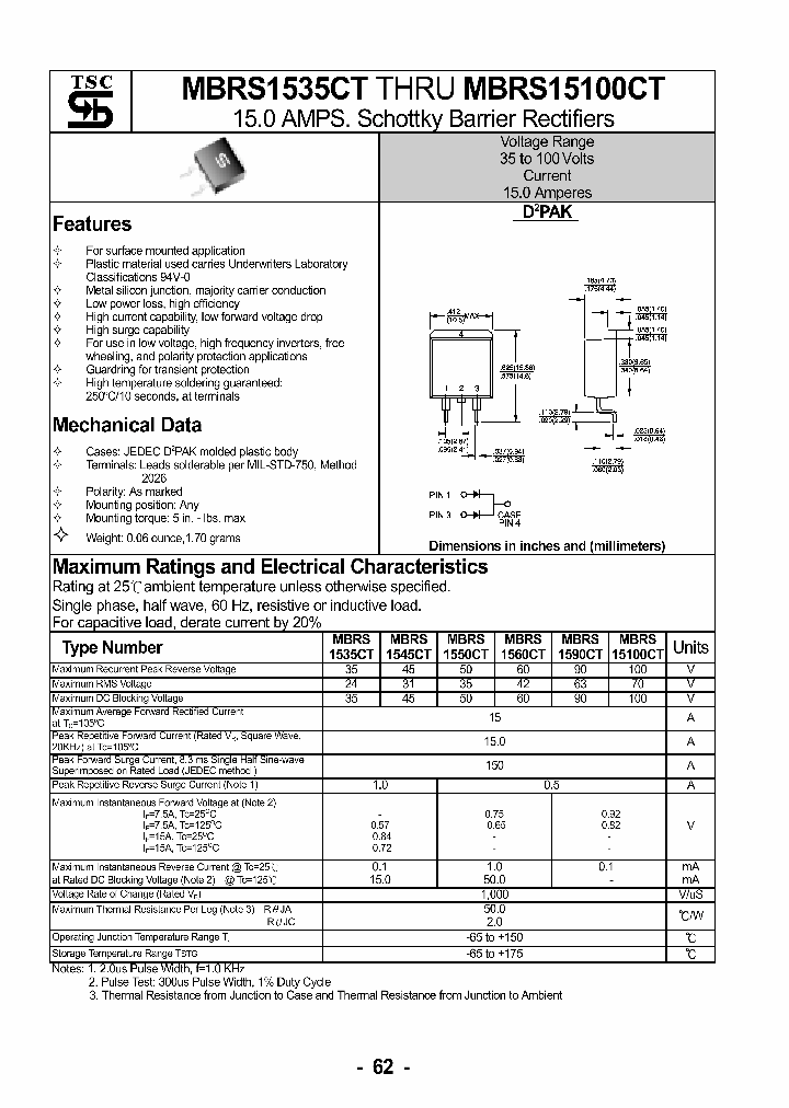 MBRS1560CT_239543.PDF Datasheet