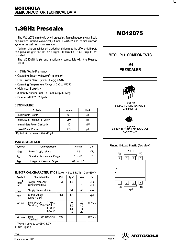 MC12075D_305249.PDF Datasheet