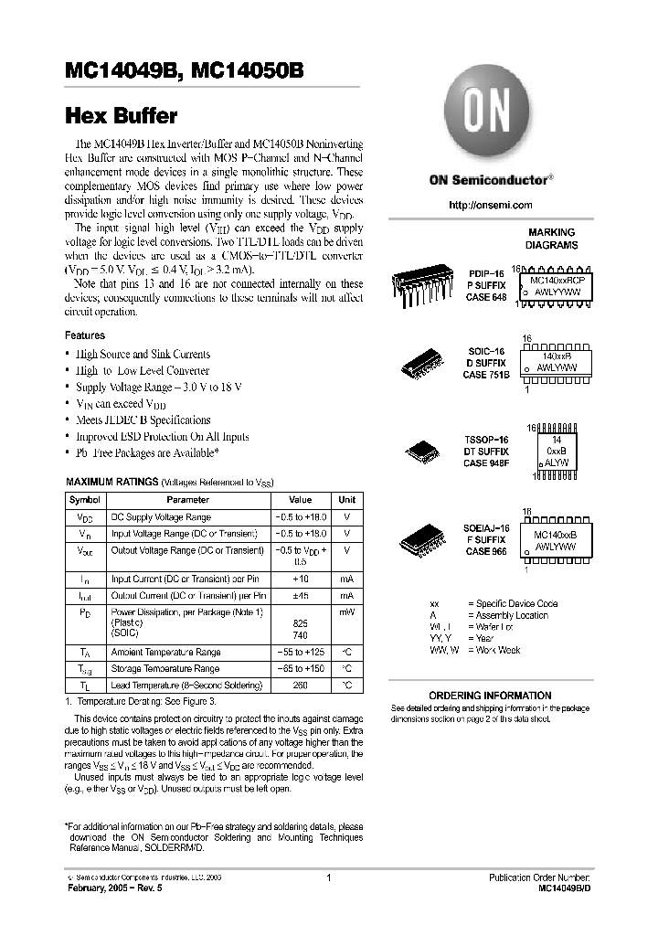 MC14049BCP_278648.PDF Datasheet