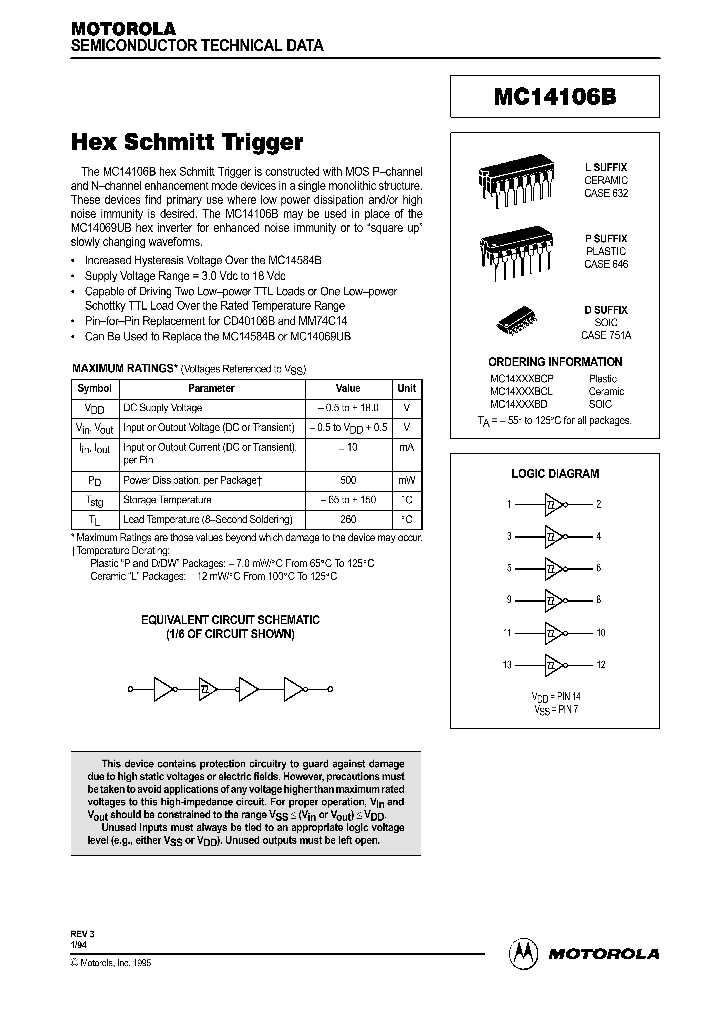 MC14106BCL_143256.PDF Datasheet