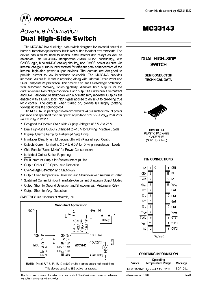 MC33143_282141.PDF Datasheet