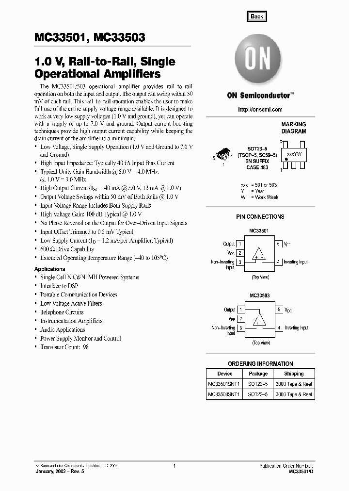 MC33503_262926.PDF Datasheet