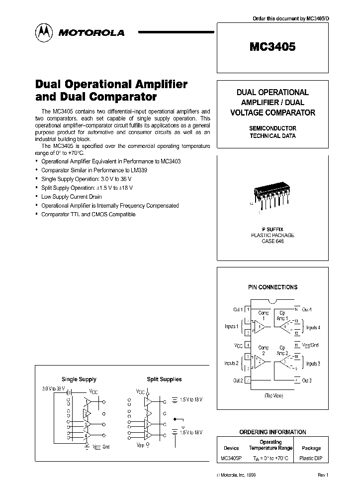 MC3405_107138.PDF Datasheet