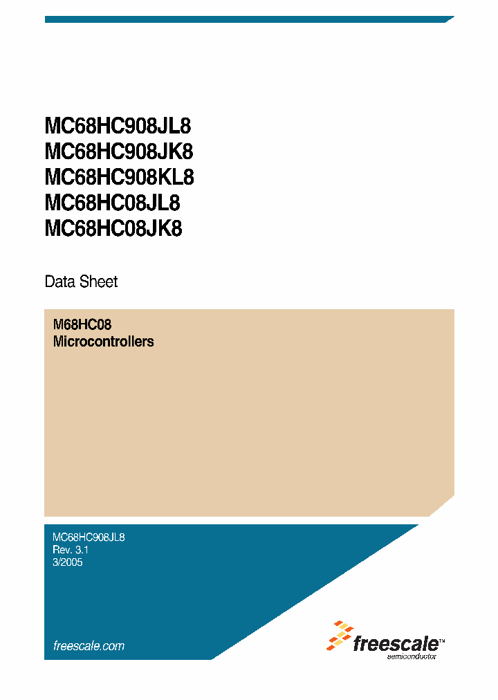 MC68HC908KL8_256772.PDF Datasheet