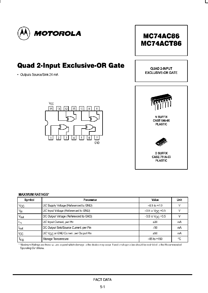 MC74ACT86_134252.PDF Datasheet