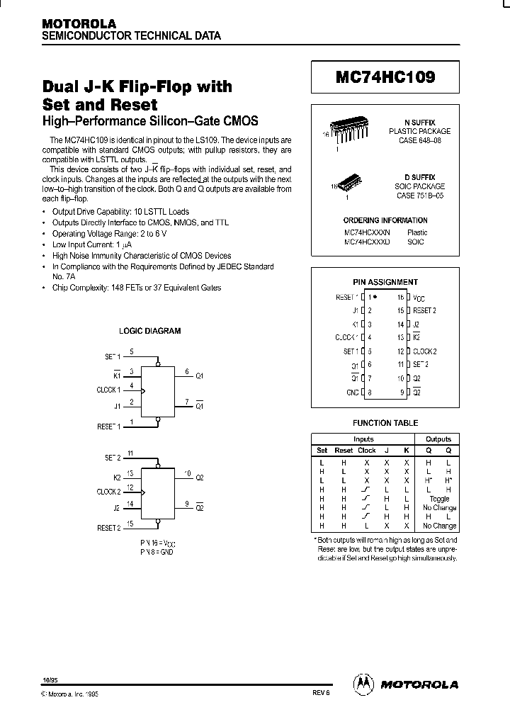 MC74HC109_263027.PDF Datasheet