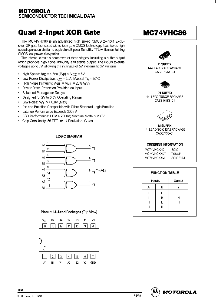 MC74VHC86_176337.PDF Datasheet