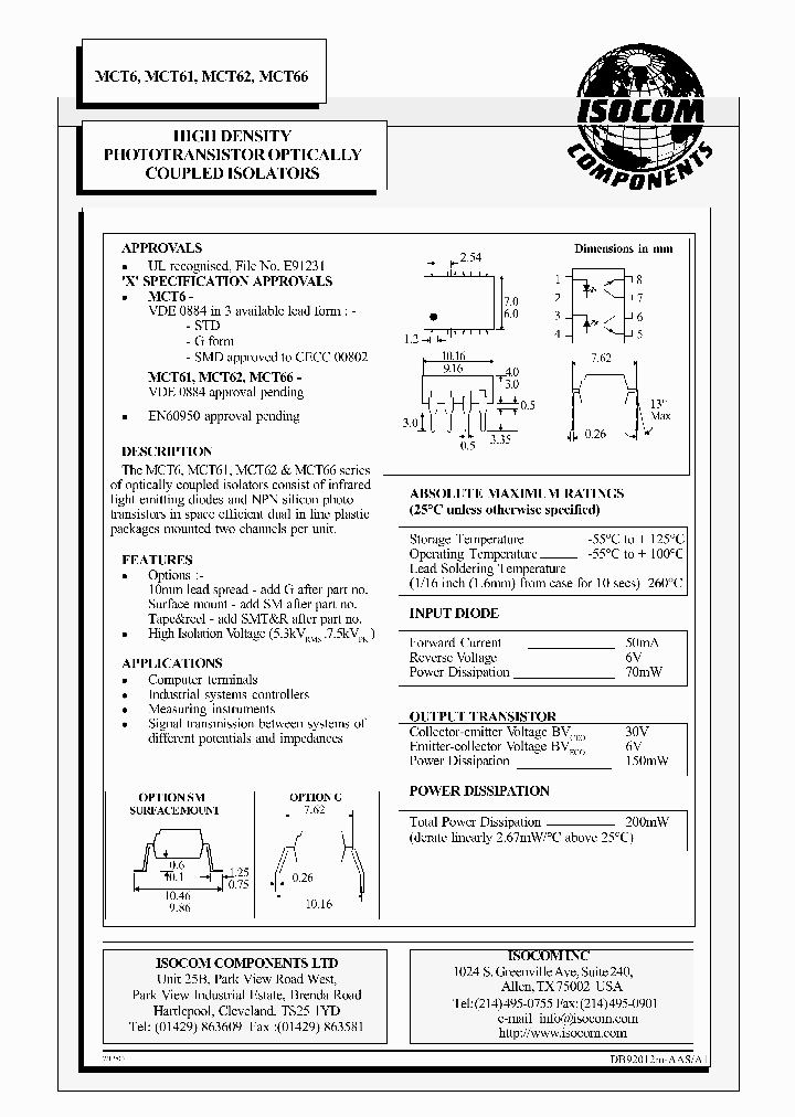 MCT66_270152.PDF Datasheet