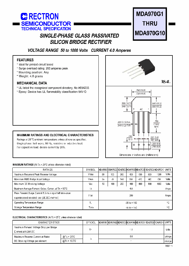 MDA970G1_298640.PDF Datasheet