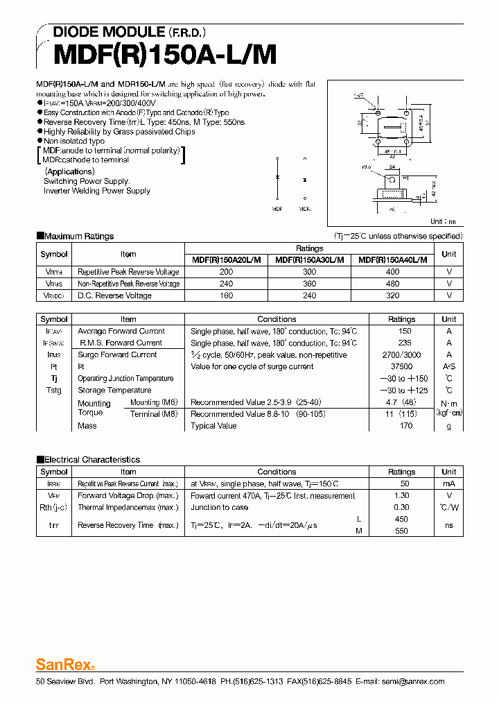 MDR150A20L_290198.PDF Datasheet
