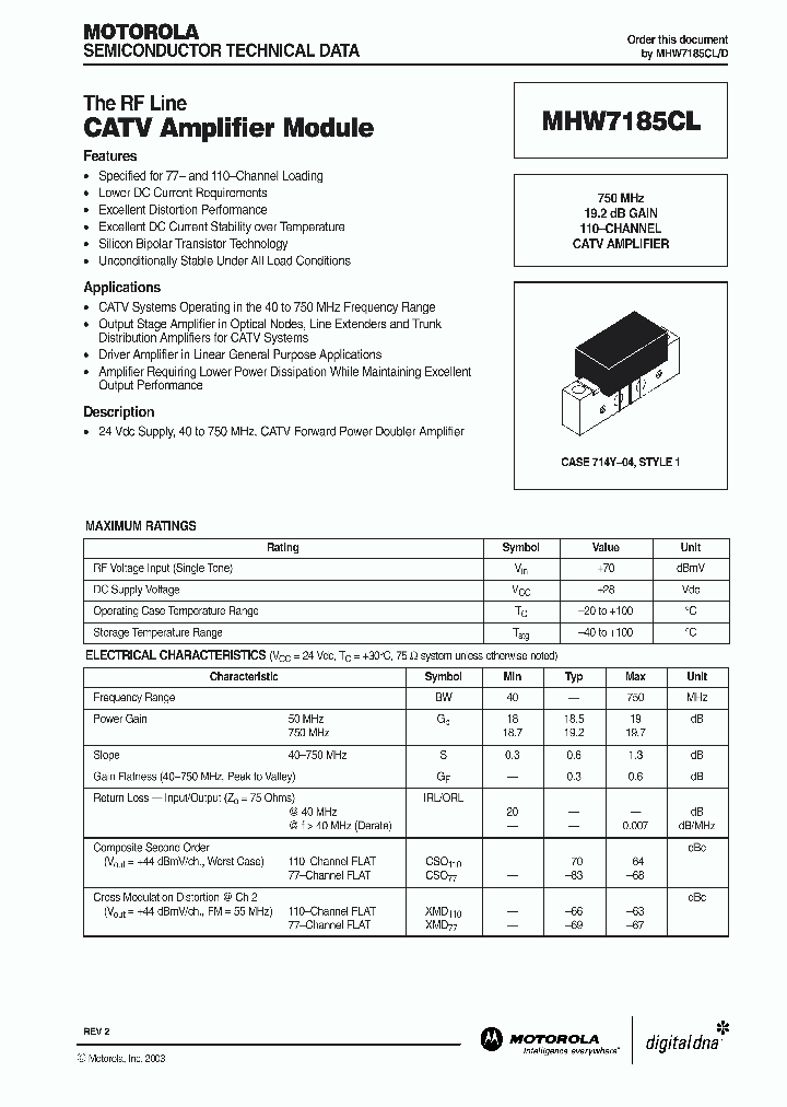 MHW7185CL_280206.PDF Datasheet