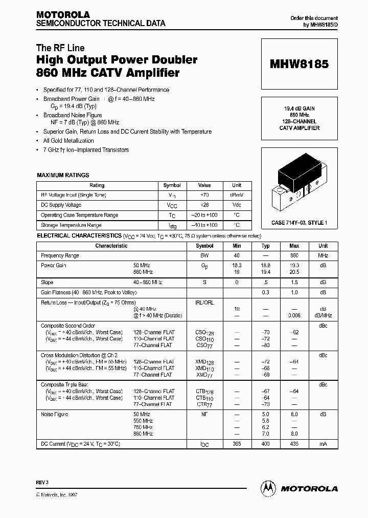 MHW8185_258039.PDF Datasheet