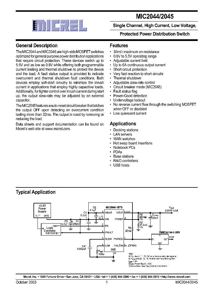 MIC2045_274892.PDF Datasheet