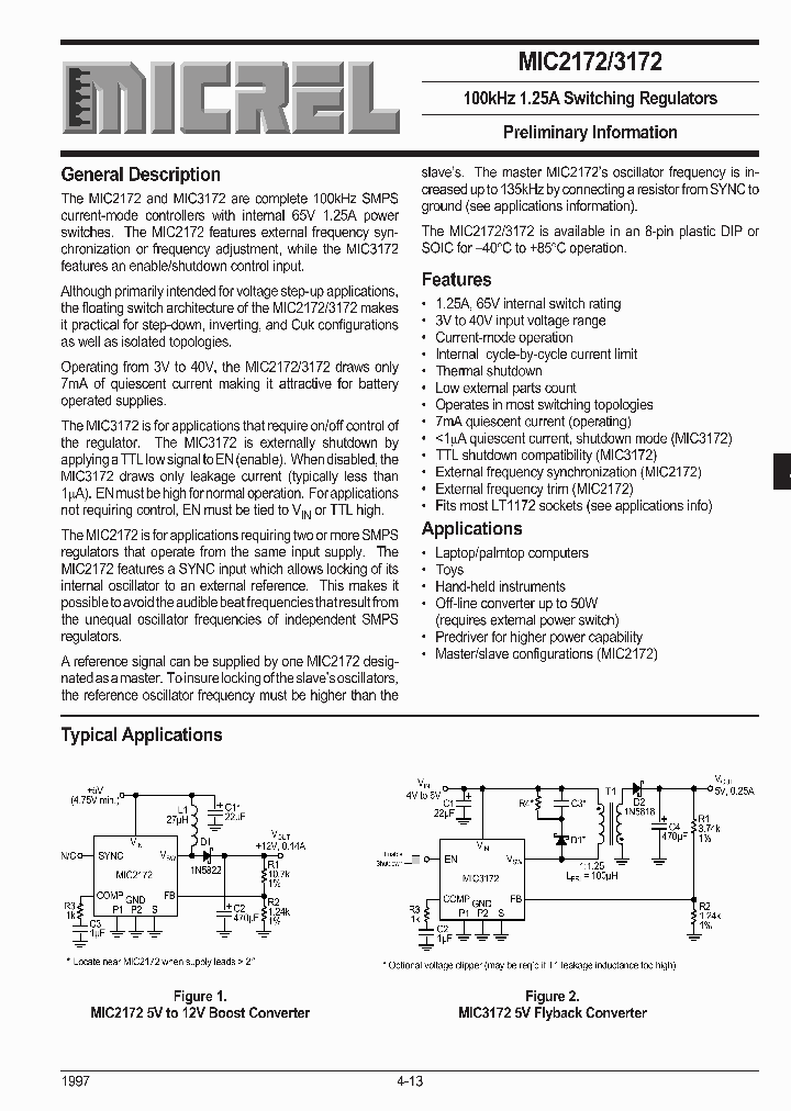 MIC2172_31234.PDF Datasheet