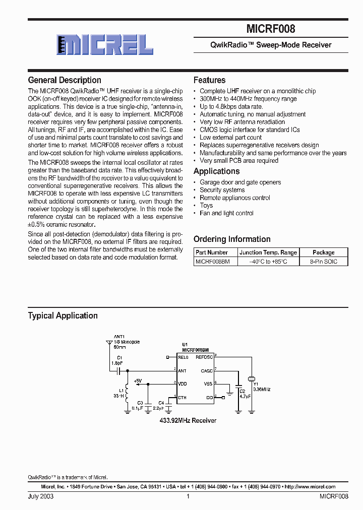 MICRF008_270670.PDF Datasheet