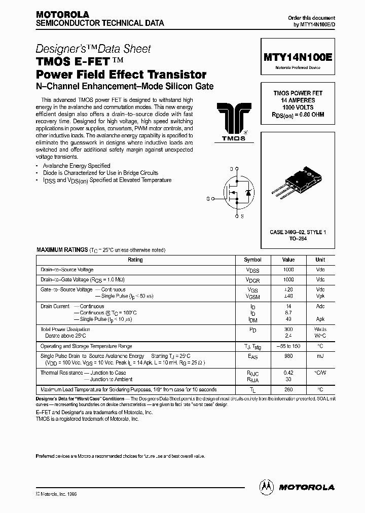 MJE13007_276540.PDF Datasheet