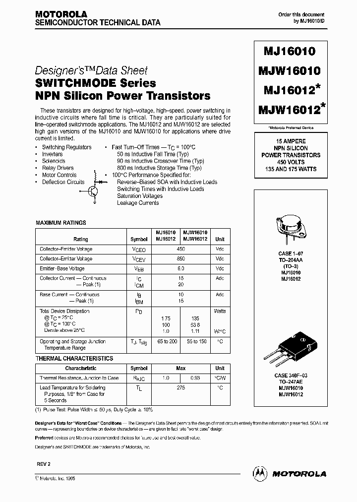 MJ16010_126919.PDF Datasheet