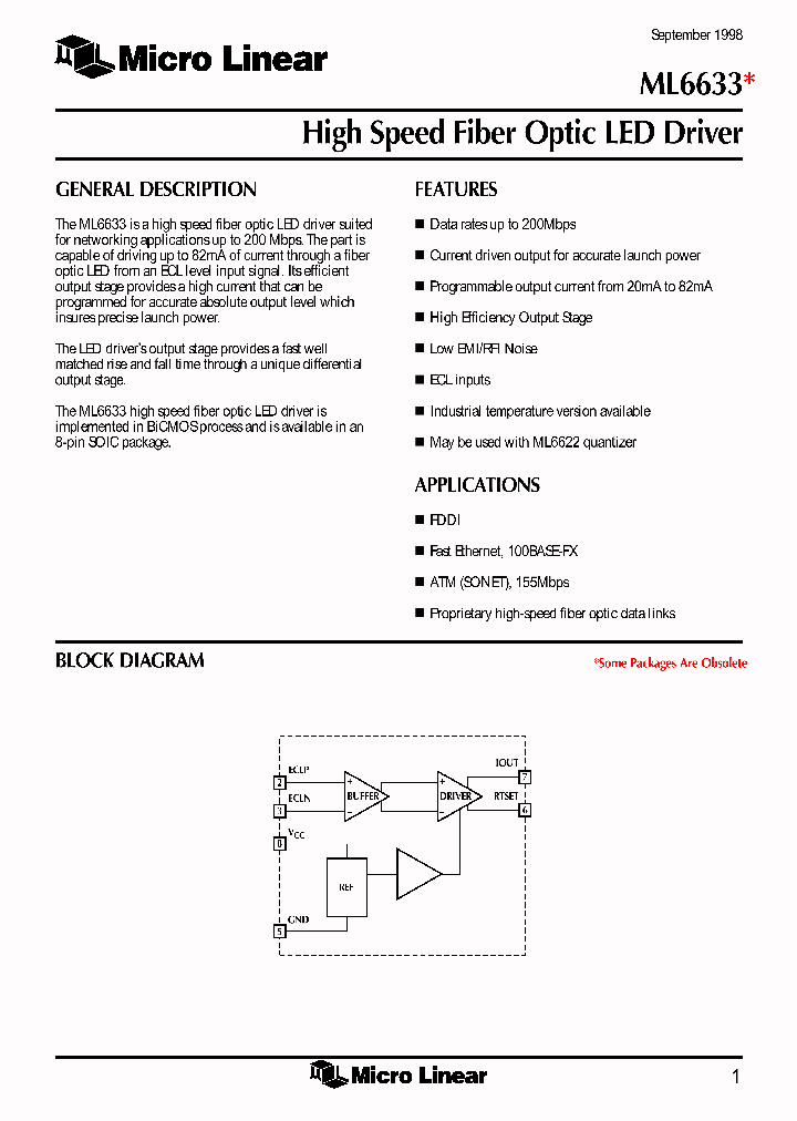 ML6633_300157.PDF Datasheet