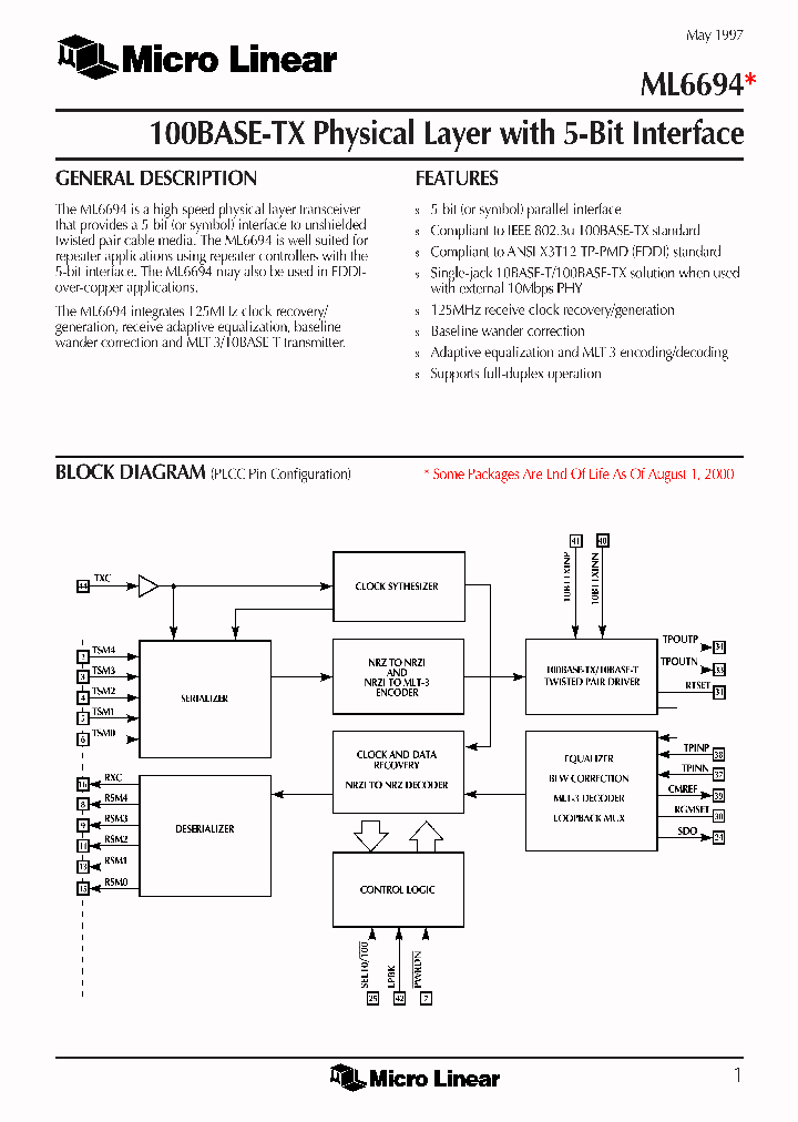 ML6694_300174.PDF Datasheet