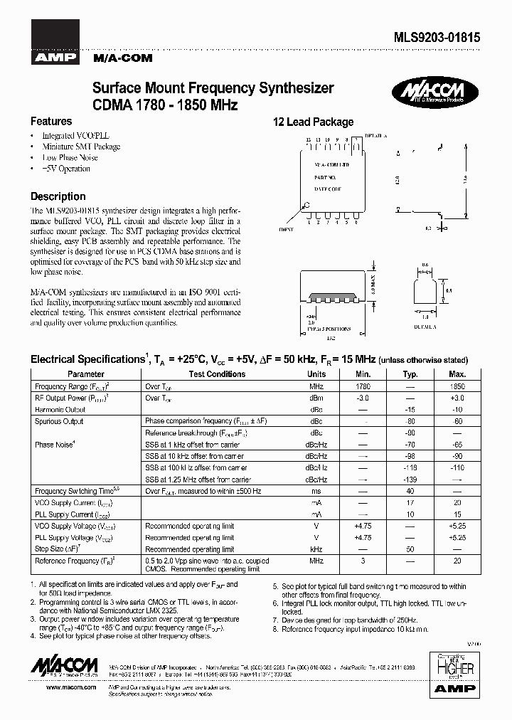 MLS9203-01815_268015.PDF Datasheet