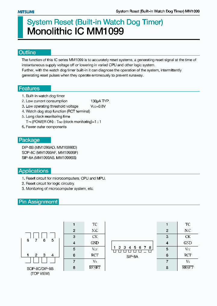 MM1099_297935.PDF Datasheet