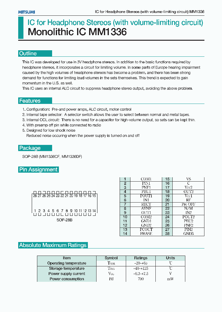 MM1336_286386.PDF Datasheet