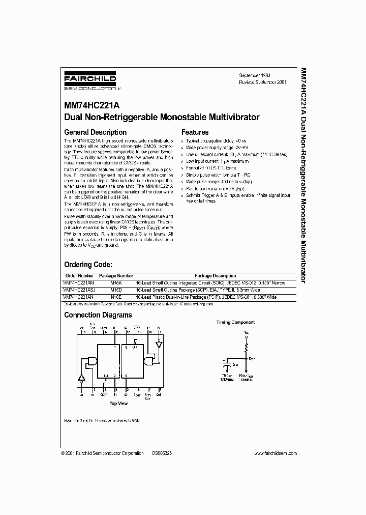 MM74HC221A_258382.PDF Datasheet