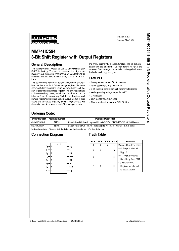 MM74HC594_273211.PDF Datasheet