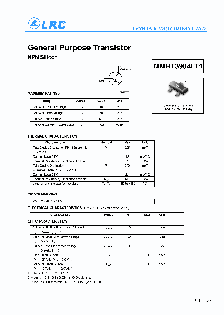 MMBT3904_252465.PDF Datasheet