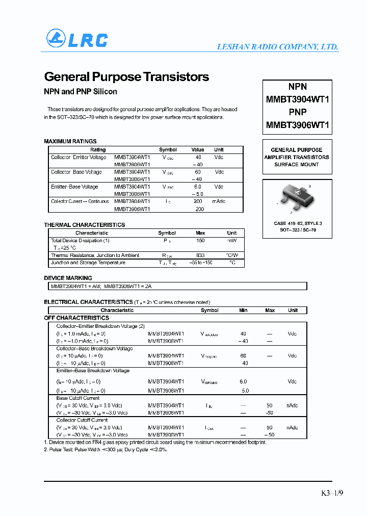 MMBT3904WT1_252459.PDF Datasheet